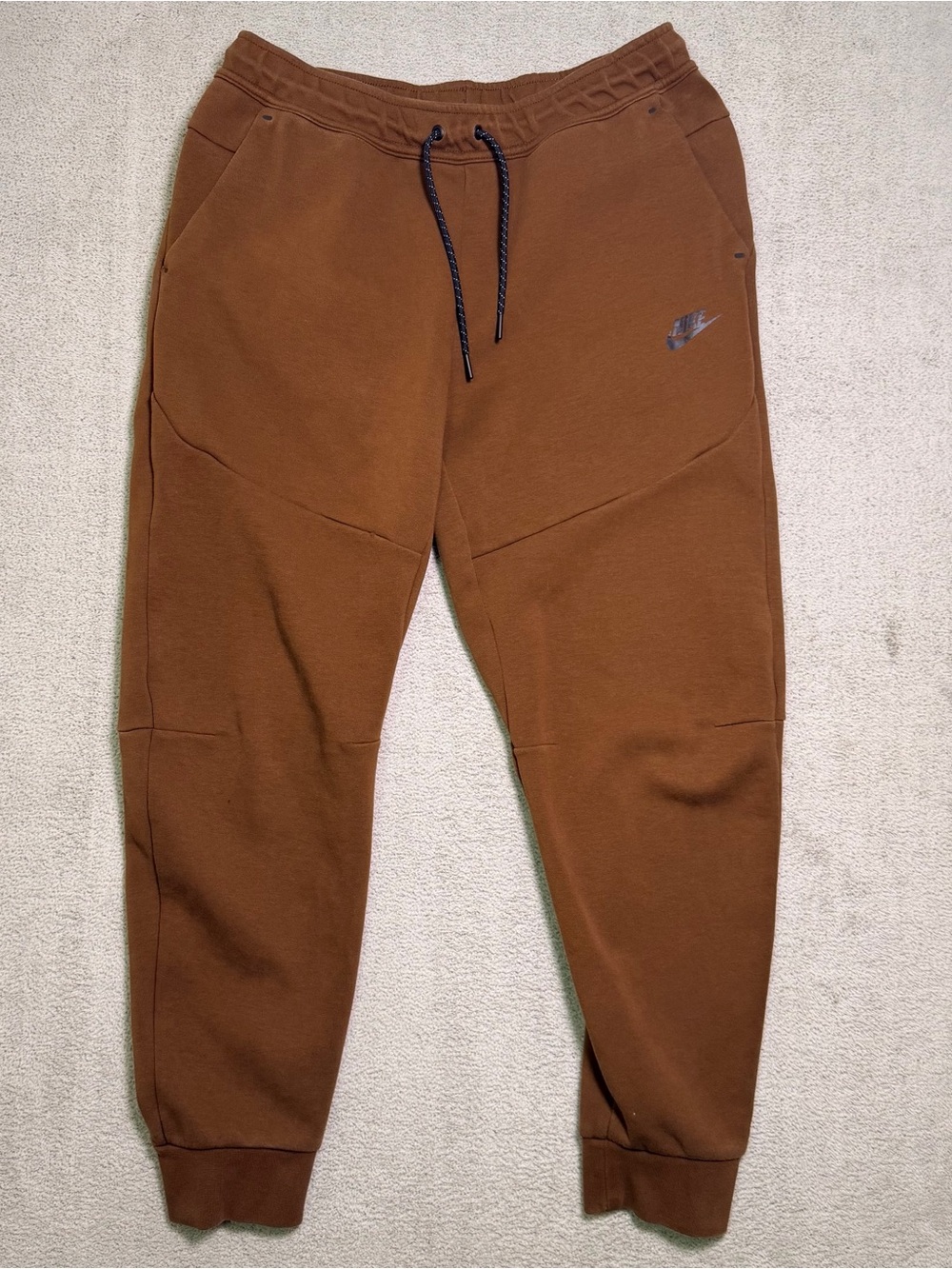 Nike Tech Fleece Joggers Men’s Large Cacao Wow Brown Sweatpants CU4495-259